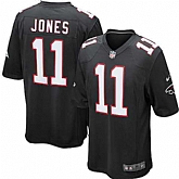 Nike Men & Women & Youth Falcons #11 Julio Jones Black Team Color Game Jersey,baseball caps,new era cap wholesale,wholesale hats
